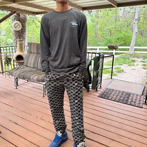 OFF-WHITE monogram nylon pants Black - Picture 14 of 16